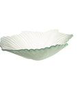 Large Glass Bowl Set Set of 2 - White