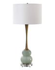 Sanctuary - Green Gray Table Lamp