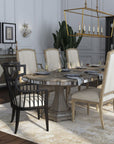 Sanctuary - Rectangle Dining Table With 2-20" Leaves - Pearl Silver