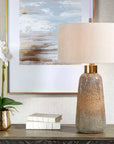 Western Sky - Ceramic Table Lamp - Blue