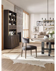 Curata - Upholstered Chair - Dark Gray