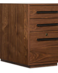 Elon - Desk Pedestal - Dark Brown