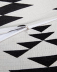 Amelia - King Aztec Comforter Set Set of 3 - Black / White