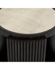 Rivera - End Table - Espresso Oak / Gold