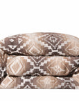 Chalet - Queen Aztec Duvet Cover - White / Brown