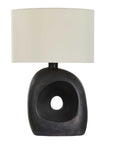 Peephole - Outdoor Bronze Table Lamp - Black