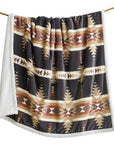 Campfire - Yosemite Campfire Sherpa Throw 6 Per Carton - Black