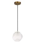 Geodesic - 1 Light Mini Pendant - White