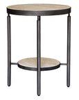 Dauntless - Side Table - Travertine