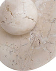 Quarried Stone - Indoor-Outdoor Sculptures (Set of 2) - White / Yellow