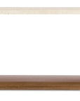 Eleana - Marble Top Console Table - Medium Wood