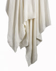 Cotton Knit - Full/Queen Blanket - Vintage White