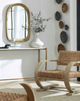 Bradano - Brass Arch Mirror - Bronze