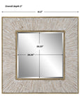 Wharton - Square Mirror - Gold