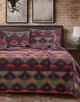 Gila - King Wool Blend Blanket Set (Set of 3) - Multi Color