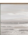 Silver Landscape Canvas Art - Gray
