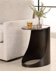 Welling - Modern Metal Side Table - Black