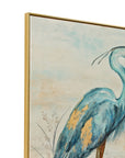 Marshlands Framed Canvas - Beige / Blue