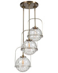 Mimas - 3 Light Cluster Pendant - Gold