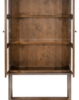 Melange - Mulholland Display Cabinet - Dark Brown