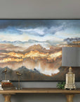 Valley Of Light - Landscape Art - Blue