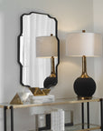 Casmus - Iron Wall Mirror - Black
