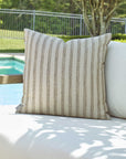 Basket Stripe - Outdoor Pillow