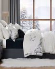 Ski Life - King Eucalyptus Comforter Set Set of 3 - Gray