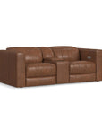 Austin - Power Reclining Loveseat With Console And Power Headrests - Chestnut