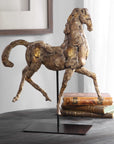 Caballo - Dorado Horse Sculpture - Gold