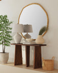 Lasso - Console Table - Antique Natural Mango With Sandblasting