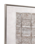 Counted Days Framed Canvas - Beige / White