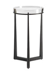 Midas - Round Accent Table - Dark Bronze