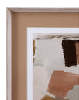 Almondine II Framed Art - Dark Brown