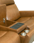 Alister - Power Gliding Loveseat With Console, Power Headrests & Lumbar