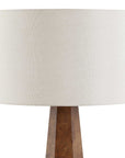 Mccaffrey - Tapered Burl Table Lamp - Woodtone