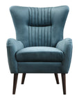 Dax - Mid-Century Accent Chair - Blue