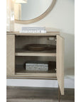 Cascade - Credenza With Metal Legs - Light Brown