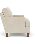 Moxy - Fabric Chair, T-Shaped Seat Cushion, Rounded Mailbox Arms