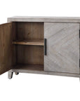 Adalind - Washed Accent Cabinet - White Washed