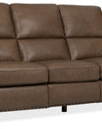 MS - Julian Zero Gravity Power Sofa with Power Headrest - Dark Brown