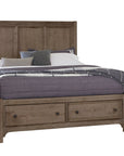 Cool Farmhouse - Panel Footboard Storage Bed