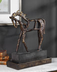 Titan Horse - Sculpture - Dark Brown