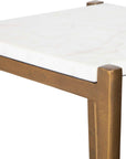 Affinity - White Marble Accent Table