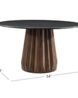 Jennings - Dining Table - Dark Brown