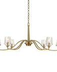 Barcelona - 6 Light Brass Chandelier - Gold