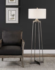 Adrian - Modern Floor Lamp - Silver