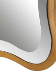 Aneta - Scalloped Mirror - Gold