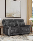 Alexander - Power Reclining Loveseat With Console, Power Headrest & Lumbar