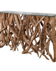 Teak Wood - Console - Light Brown